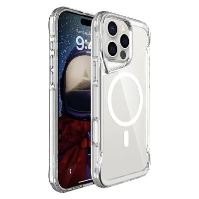 Apple iPhone 16 Pro Max Kılıf Zore M-safe Şarj Özellikli T-Max M-safe Kapak