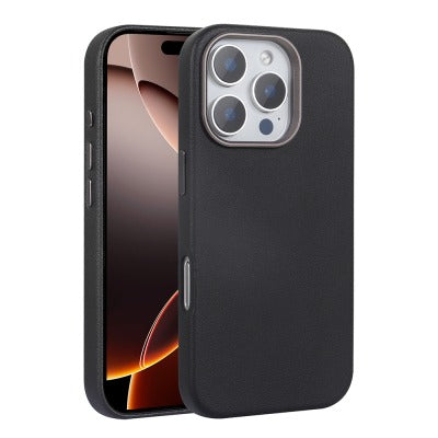 Apple iPhone 16 Pro Max Kılıf M-safe Şarj Özellikli PU Deri Zore Adora Kapak